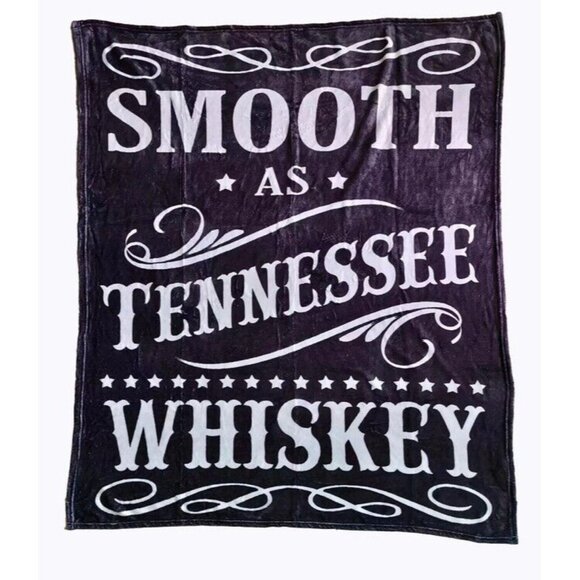 Unbranded Other - New Smooth as Tennessee Whiskey Plush Fleece Throw Gift Blanket Song Dance SOFT